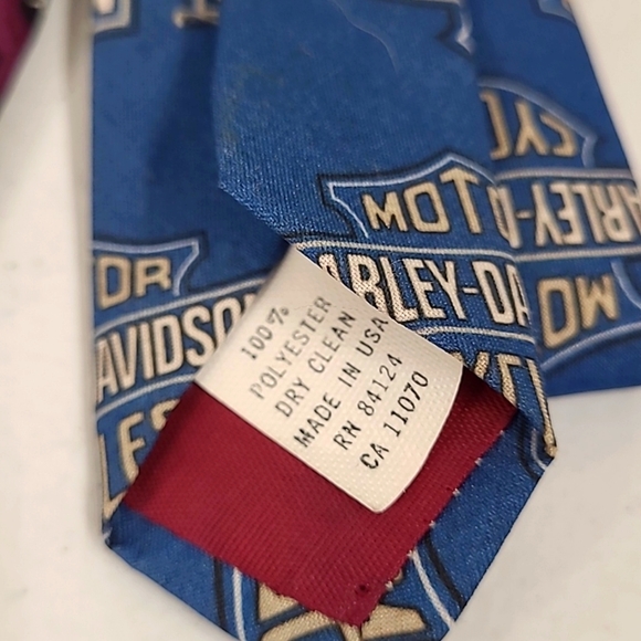 3 vintage Harley Davidson ties made in USA - Picture 7 of 7
